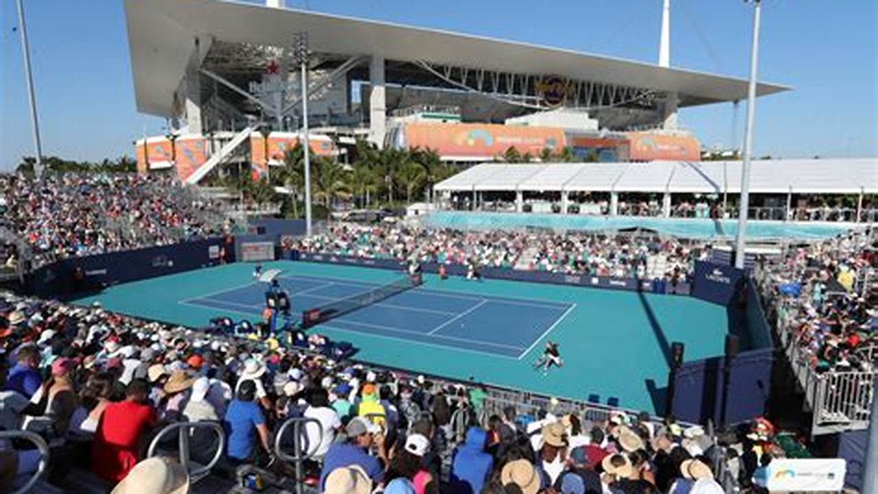 The 2024 Miami Open Will Get Underway With The Qualifying Rounds On Sunday 17 March , With The Main Draw Action Kicking Off On Wednesday 20 March., 2024