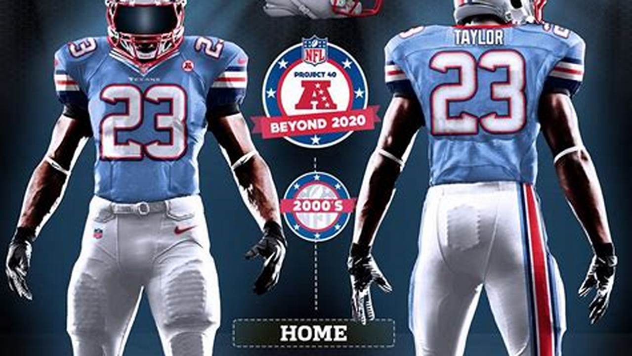 The 2024 Offseason Will Feature New Uniforms For The Texans., 2024