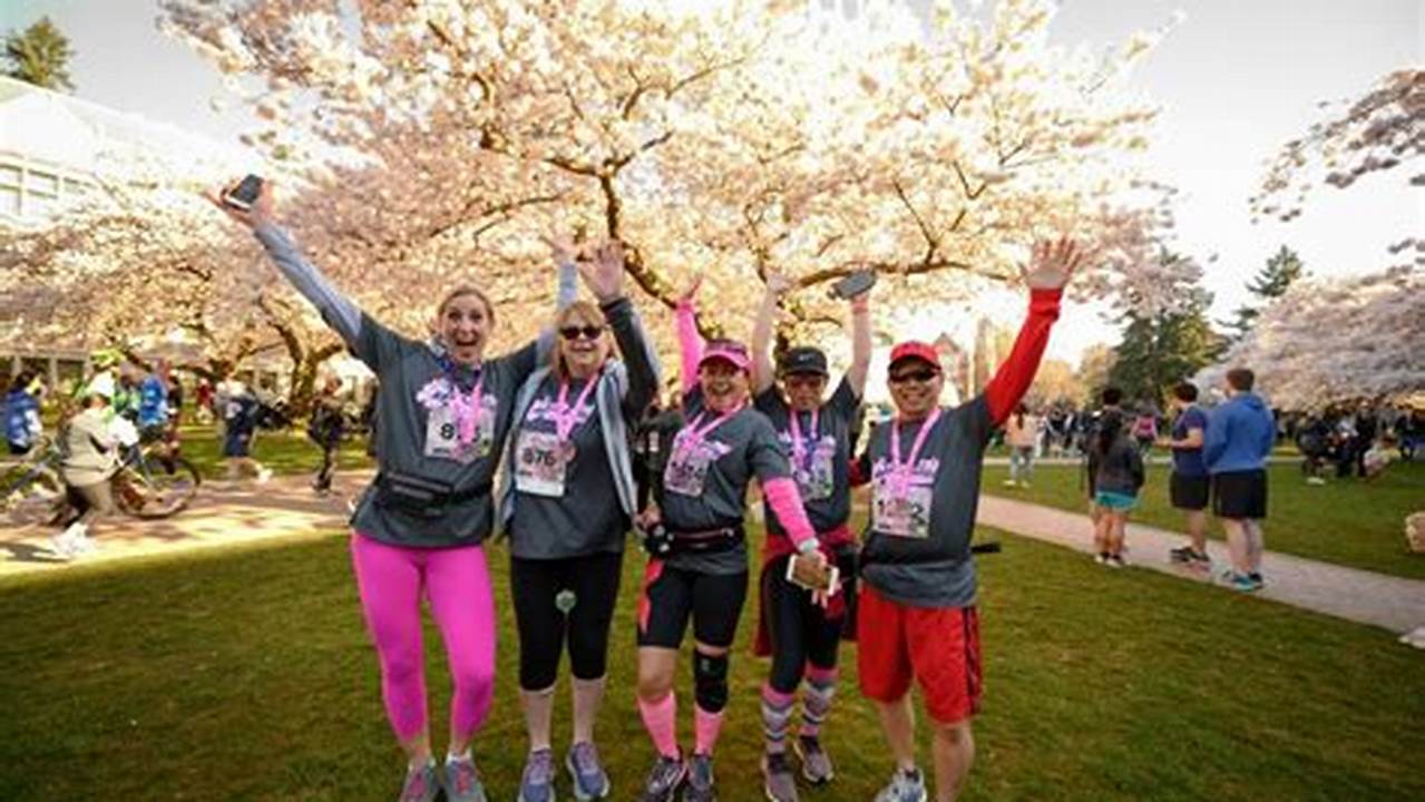 The 2024 Seattle Cherry Blossom Run Is Begins March 23 To Saturday March 30., 2024