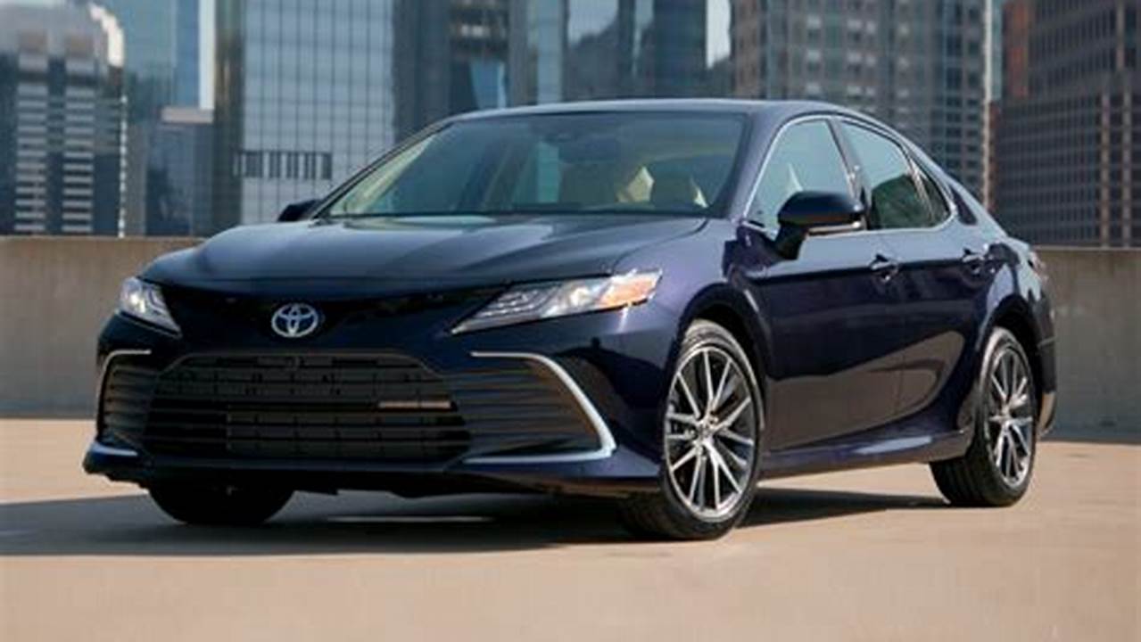 The 2024 Toyota Camry Is A Midsize Sedan That Offers A Comfortable Ride, A Spacious Interior, And A Variety Of Advanced Safety Features., 2024