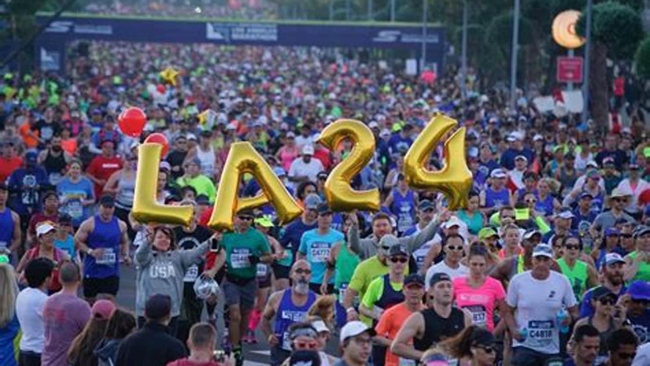 The 39Th Annual Los Angeles Marathon Takes Place On Sunday, March 17, Starting At Dodger Stadium, Running Through The Streets Of Los Angeles And The Cities., 2024