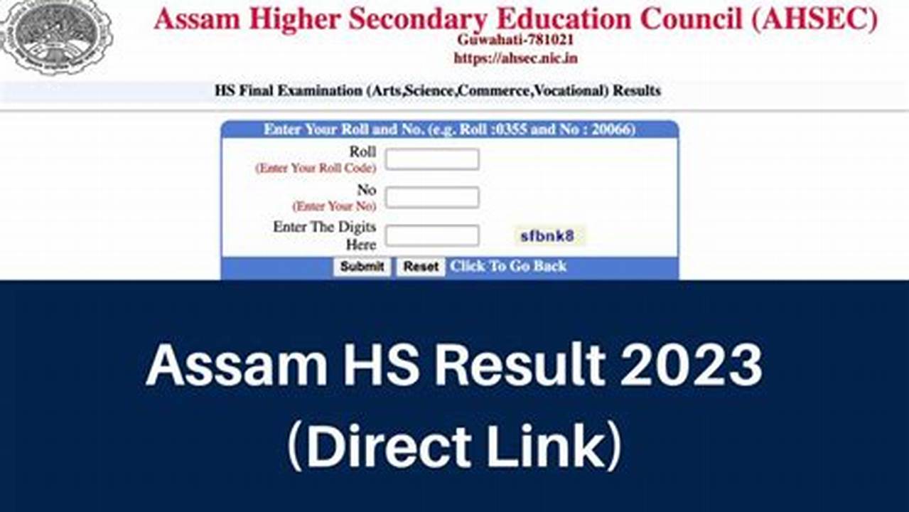 The Ahsec Result 2023 Link Will Be., 2024