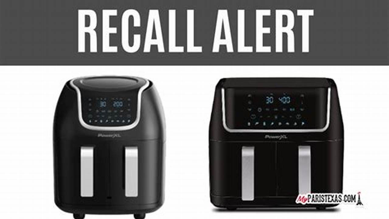 The Air Fryer Recall, Issued On December 14, 2023, Impacts Approximately 319,000 Units., 2024