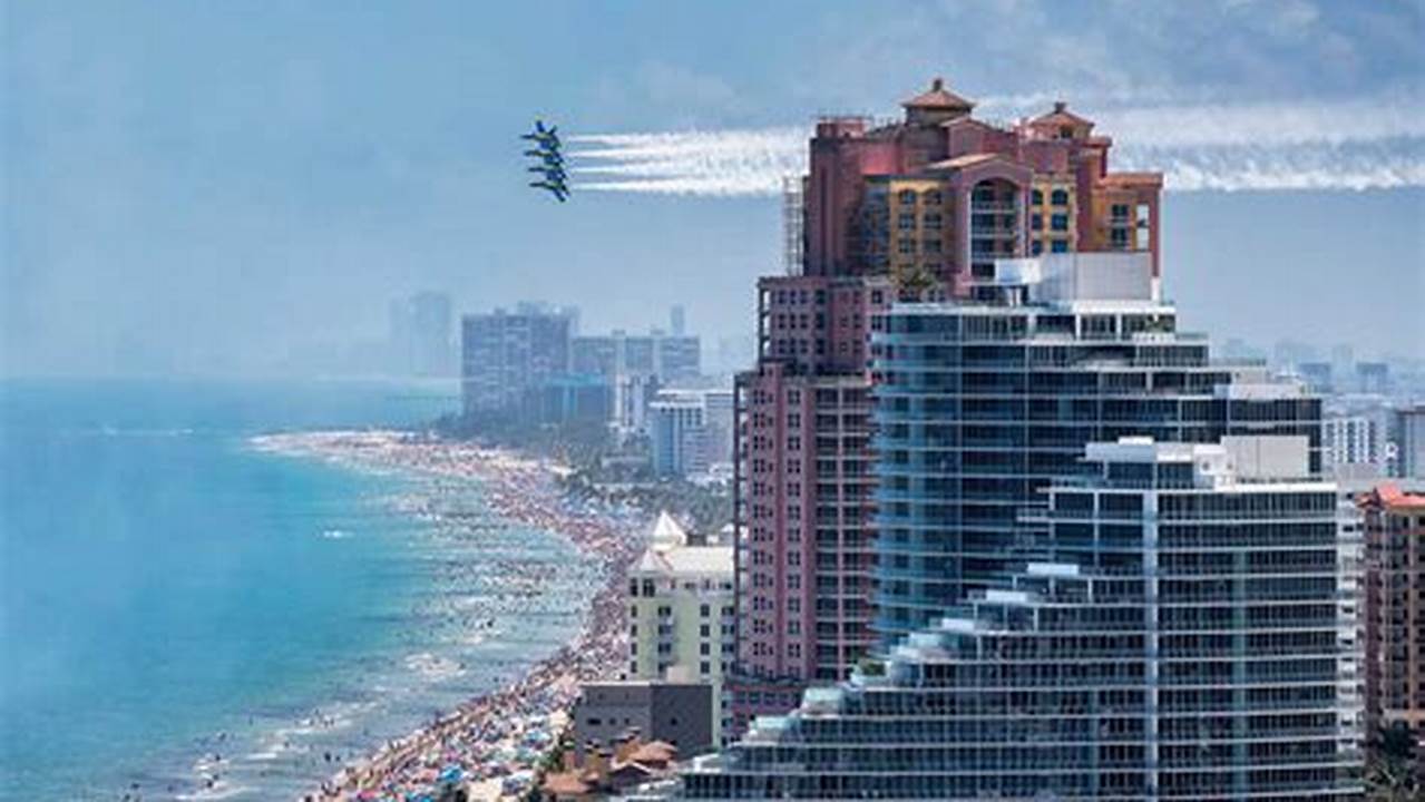 The Airdotshow Live Tour Soars Over Fort Lauderdale Beach As The Fort Lauderdale Air., 2024