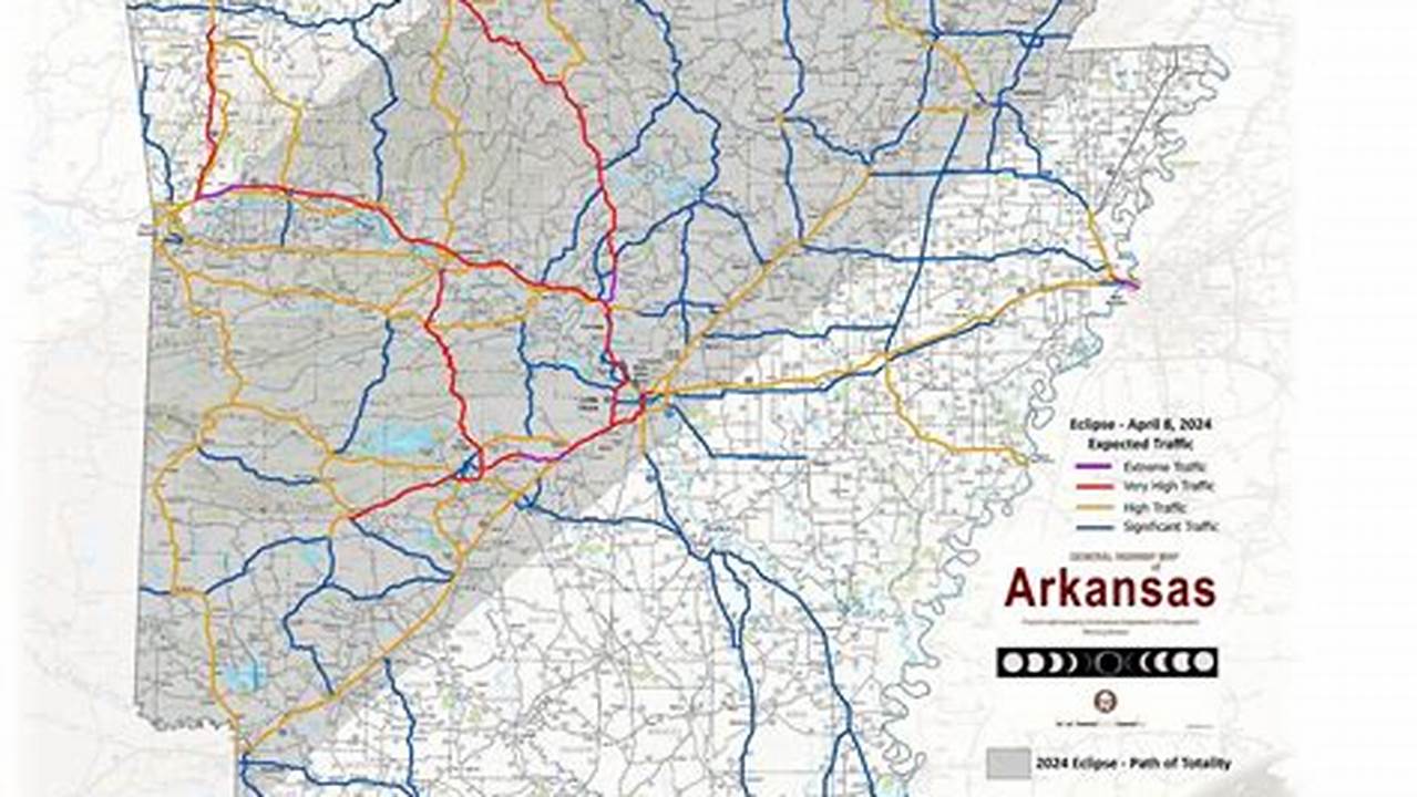 The Arkansas Department Of Transportation (Ardot) Released A Traffic Management Plan (Tmp) In Preparation For Much Of The State Being In The Path Of Totality During The Great American Total Solar Eclipse On April 8, 2024., 2024