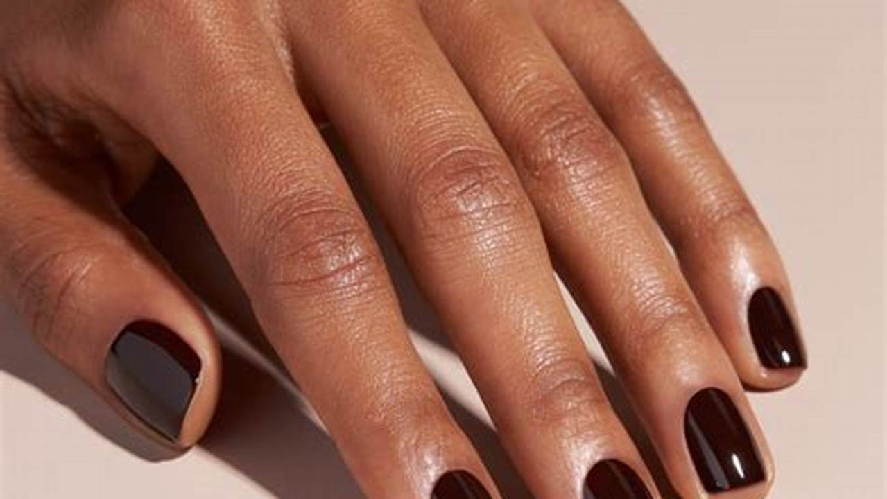 The Black Cherry Nail Trend Gained Viral Prominence In 2023, Supported In Part By Megan Fox’s Devotion To The Shade, Explains Diogo., 2024