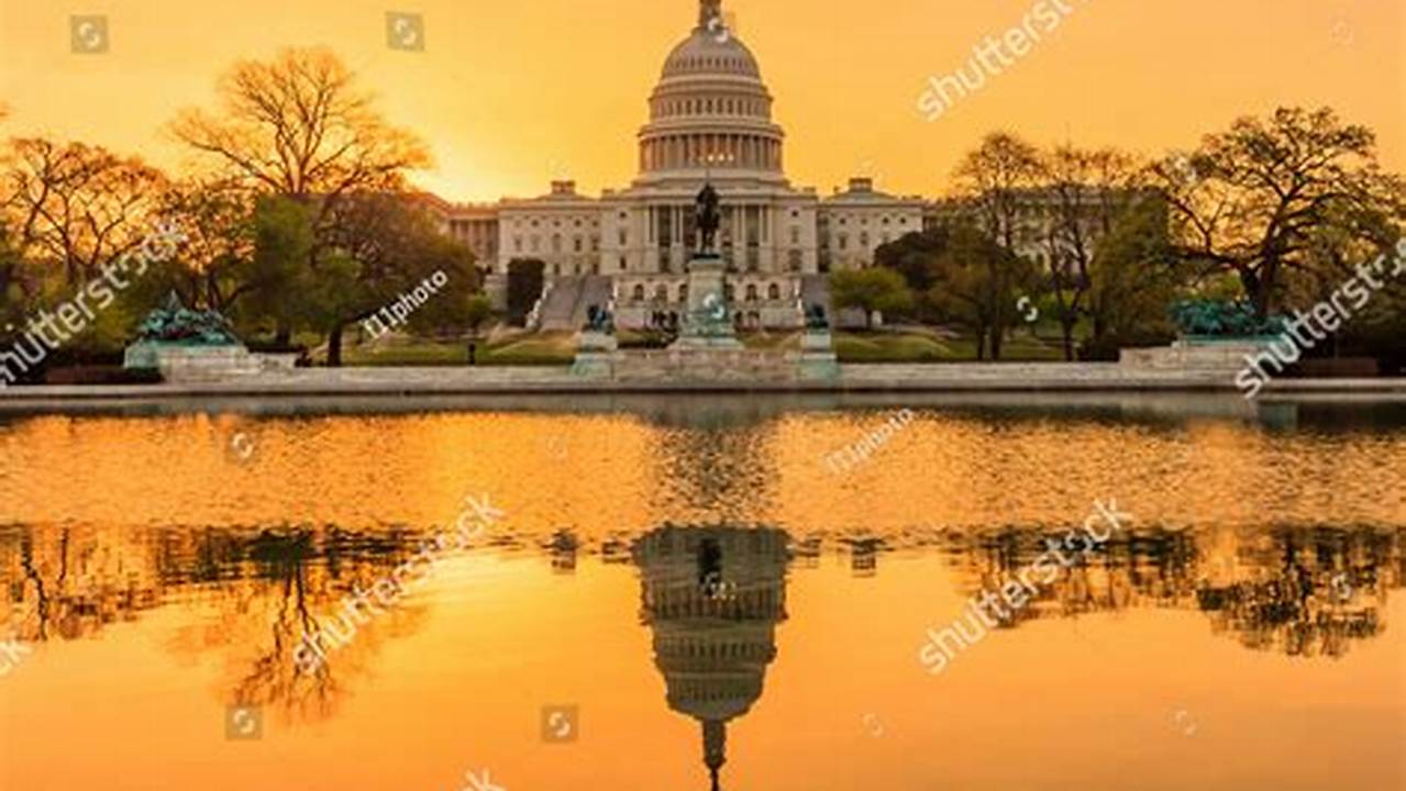 The Capitol Building In Washington Is Seen At Sunrise On Sept., 2024