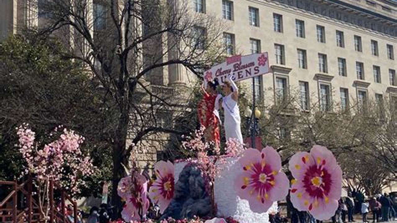 The Cherry Blossom Festival Parade Floats Down Constitution Ave Nw Along The National Mall For 10 Blocks., 2024