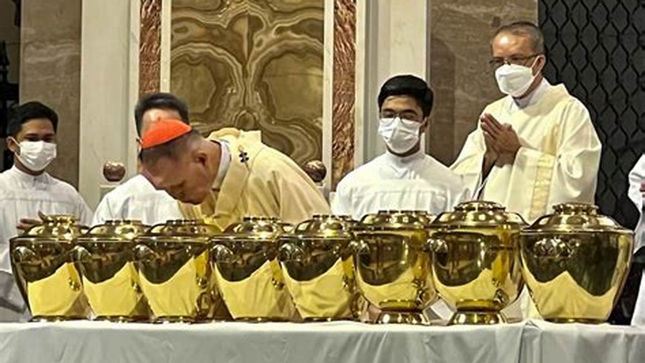 The Chrism Mass Will Be Celebrated On Thursday, 21 March 2024., 2024