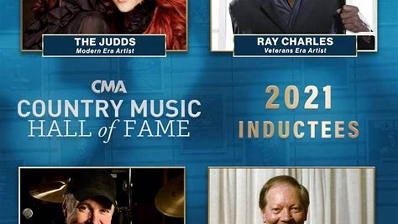 The Country Music Association Will Be Announcing The 2024 Inductee Class To The Country Music Hall Of Fame On Monday, March 18Th At 10, 2024