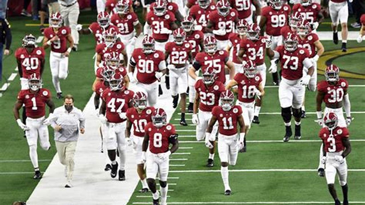The Crimson Tide Will Face Samford And Uab At Home., 2024