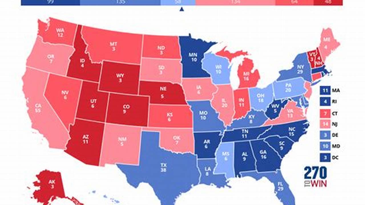 The Current Electoral College Ratings For The 2024 Presidential Election From Larry Sabato And The Team At The University Of Virginia Center For Politics., 2024