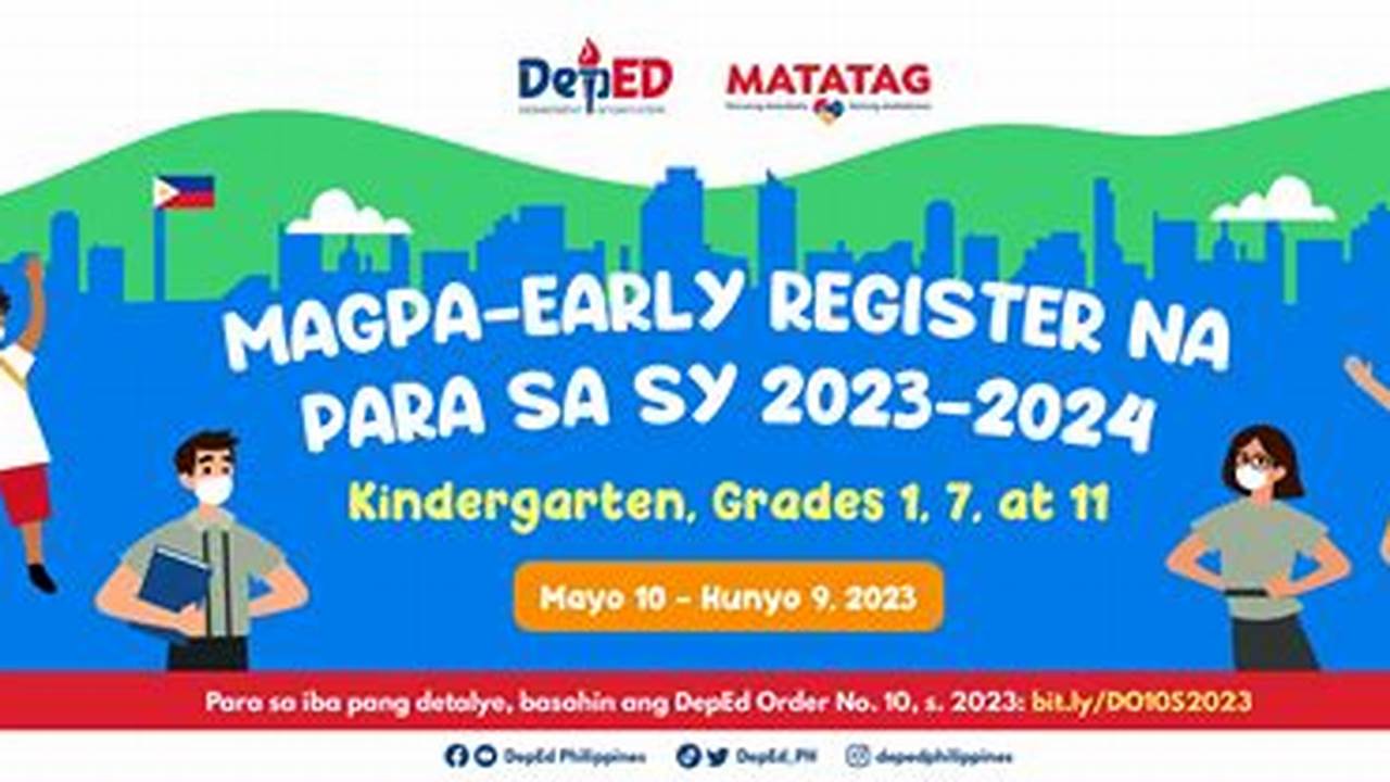The Deped Start Of Enrollment Is From August 7 To 26, 2023, Followed By The Deped Oplan Balik Eskwela On., 2024