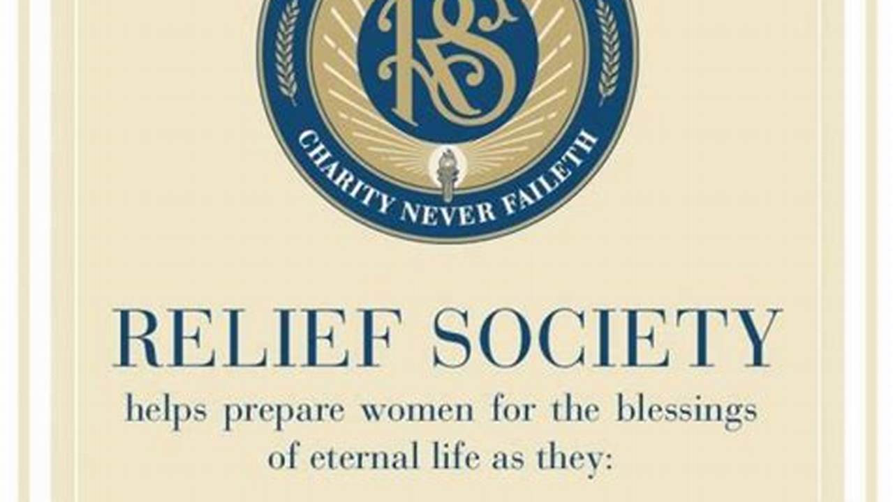 The Devotional Will Commemorate The Purpose And Founding Of The Relief Society, Which Took Place On March 17, 1842., 2024