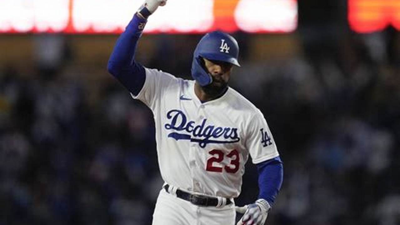 The Dodgers Scored Their First Run Of 2024 On A Jason Heyward Sacrifice Fly, Which Led Padres Manager Mike Shildt To Make., 2024