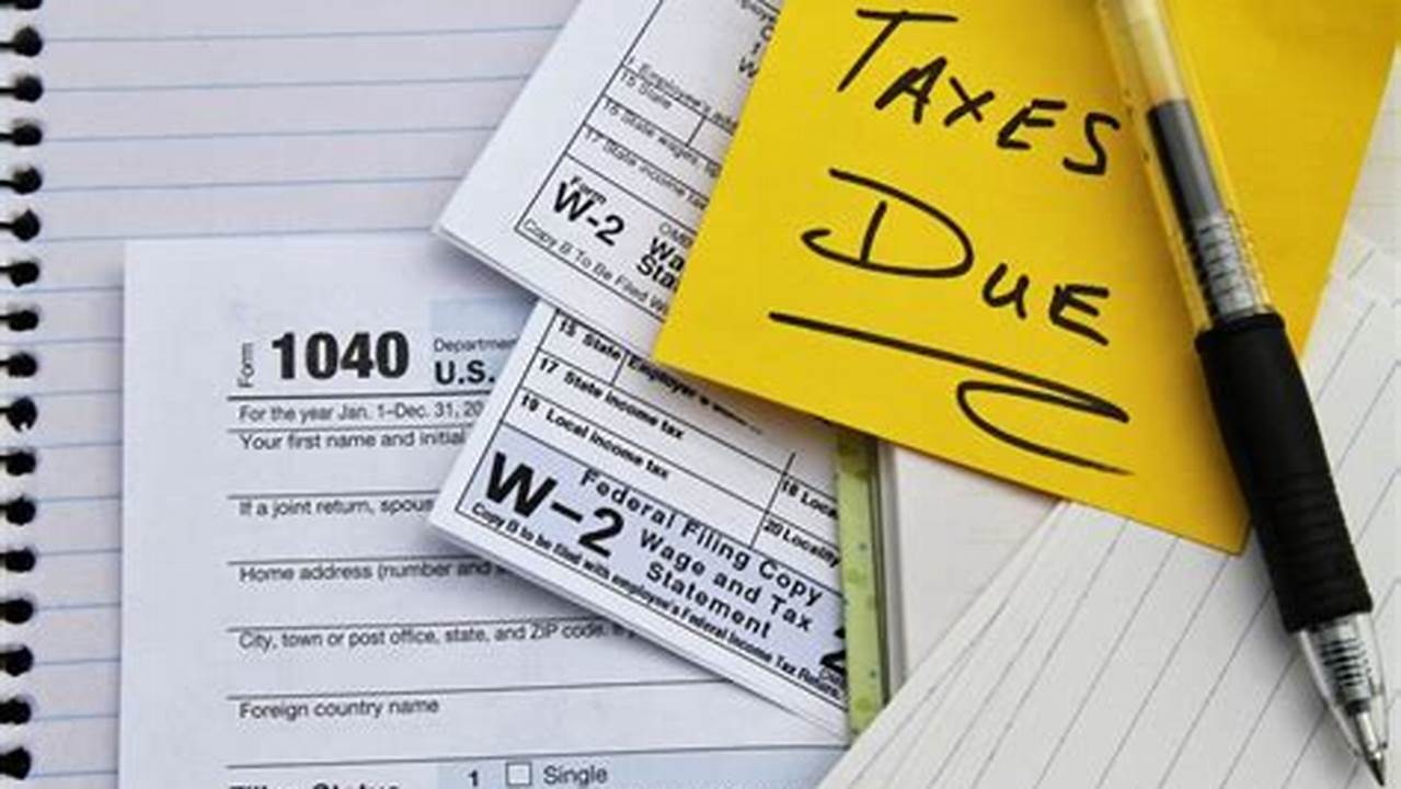 The Due Date For Filing Your Tax Return Is Typically April 15 If You’re A Calendar Year Filer., 2024