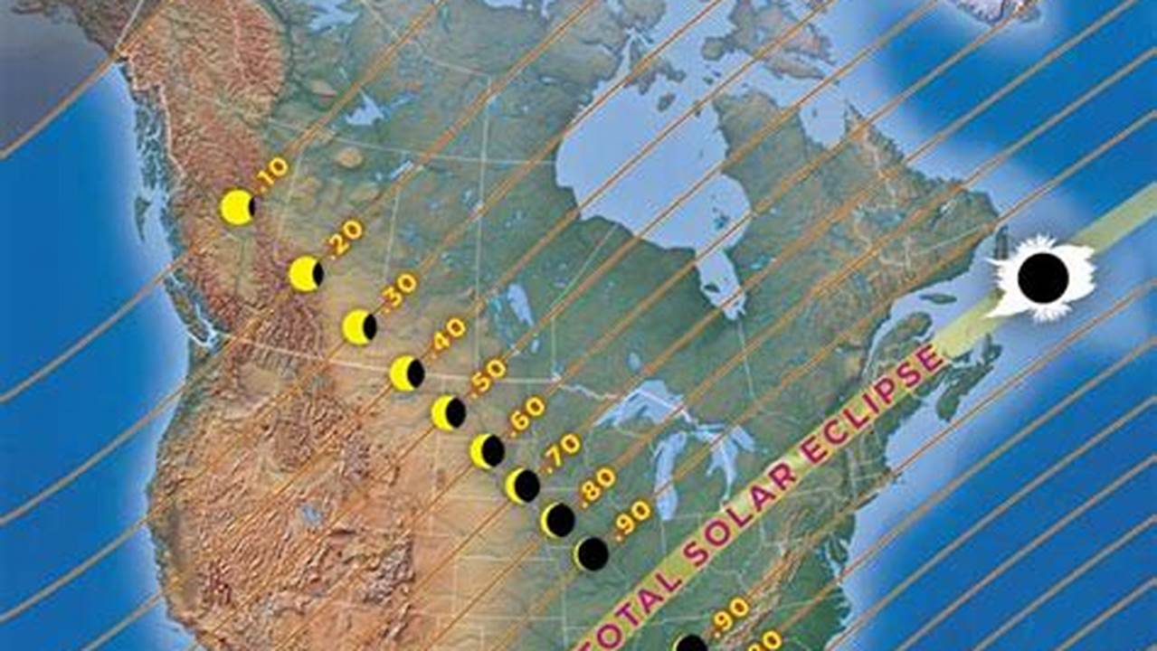 The Eclipse Will First Enter North America In Mexico,., 2024