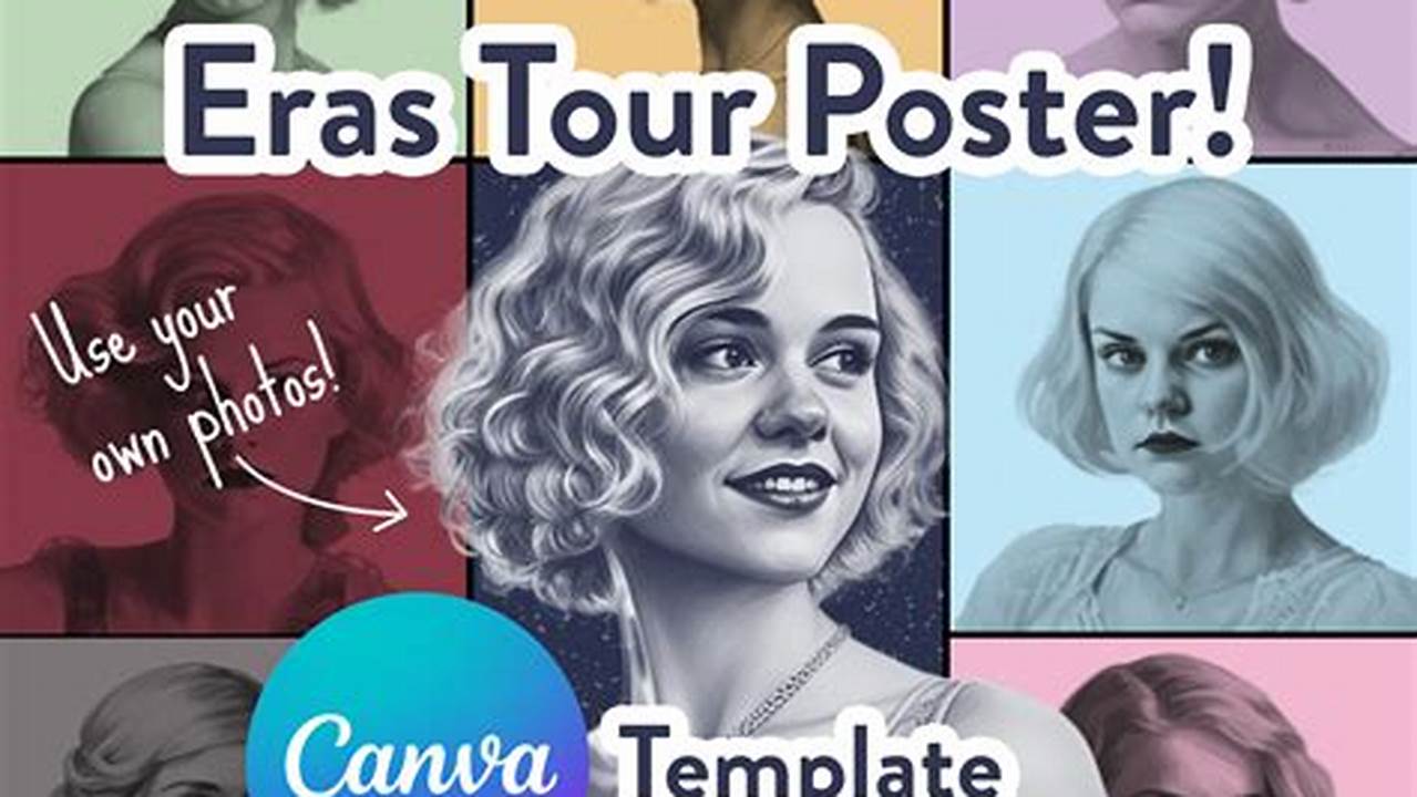 The Eras Tour Poster Template Canva