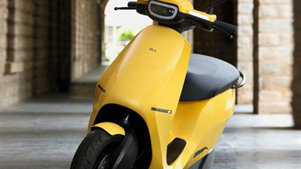The Ev Scooter Maker, Ola Electric Is Expected To Launch An Ipo Worth Rs., 2024