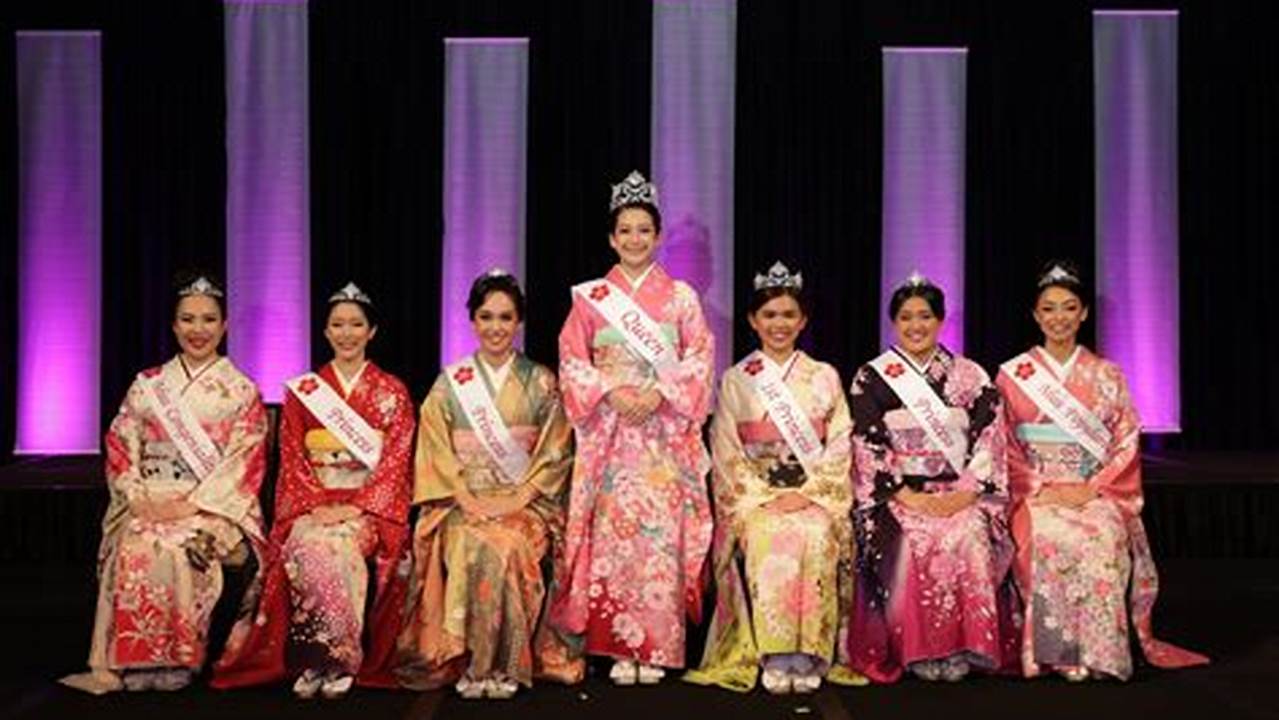 The Evening Concludes With The Coronation Of The 72Nd Cherry Blossom Festival Queen And Court., 2024