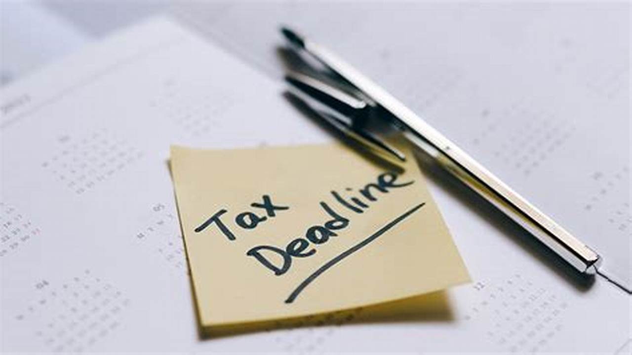 The Filing Deadline For The 2023 Tax Year Is April 15, 2024., 2024