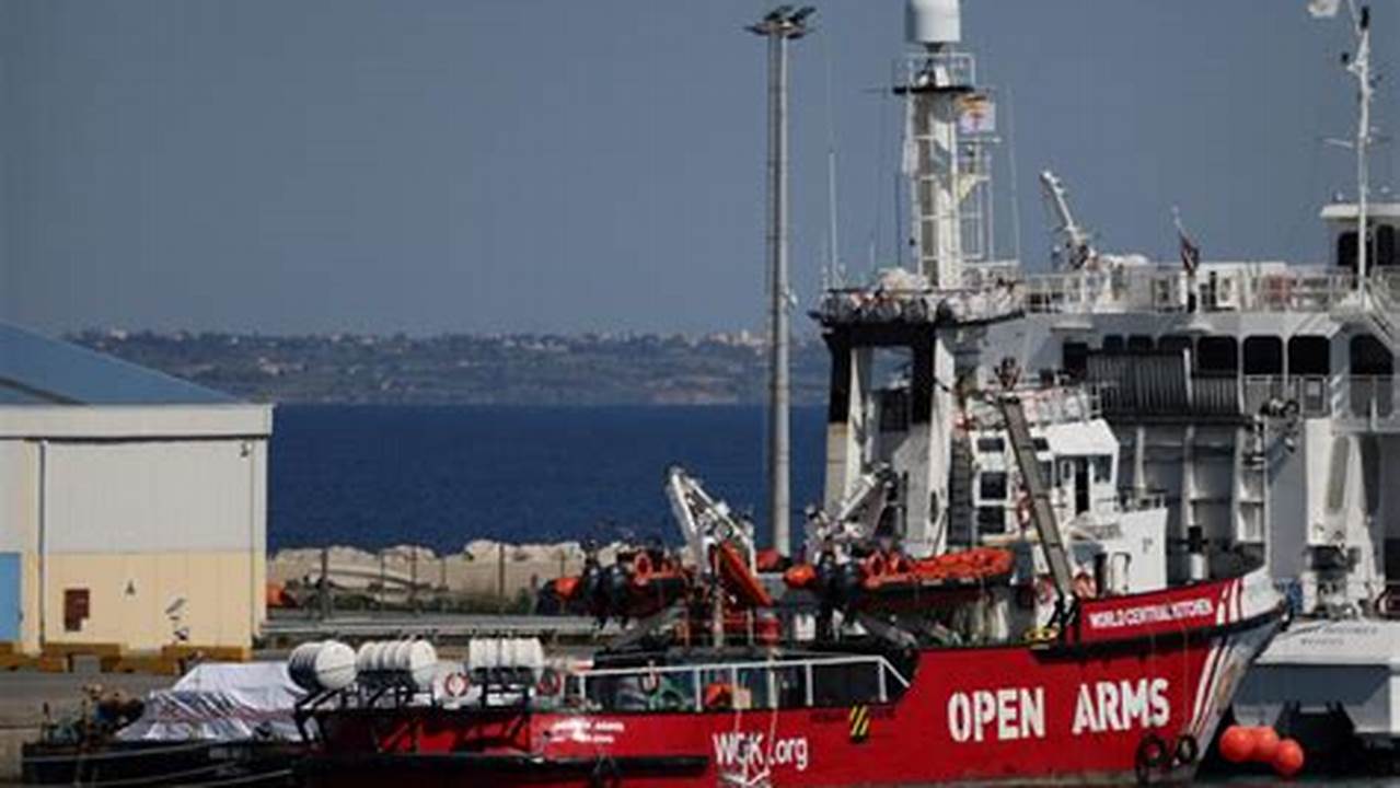 The First Aid Ship Has Reached Gaza Since The Beginning Of The War, While Israeli Prime Minister Benjamin Netanyahu&#039;s Office Says It Has Approved Plans For., 2024