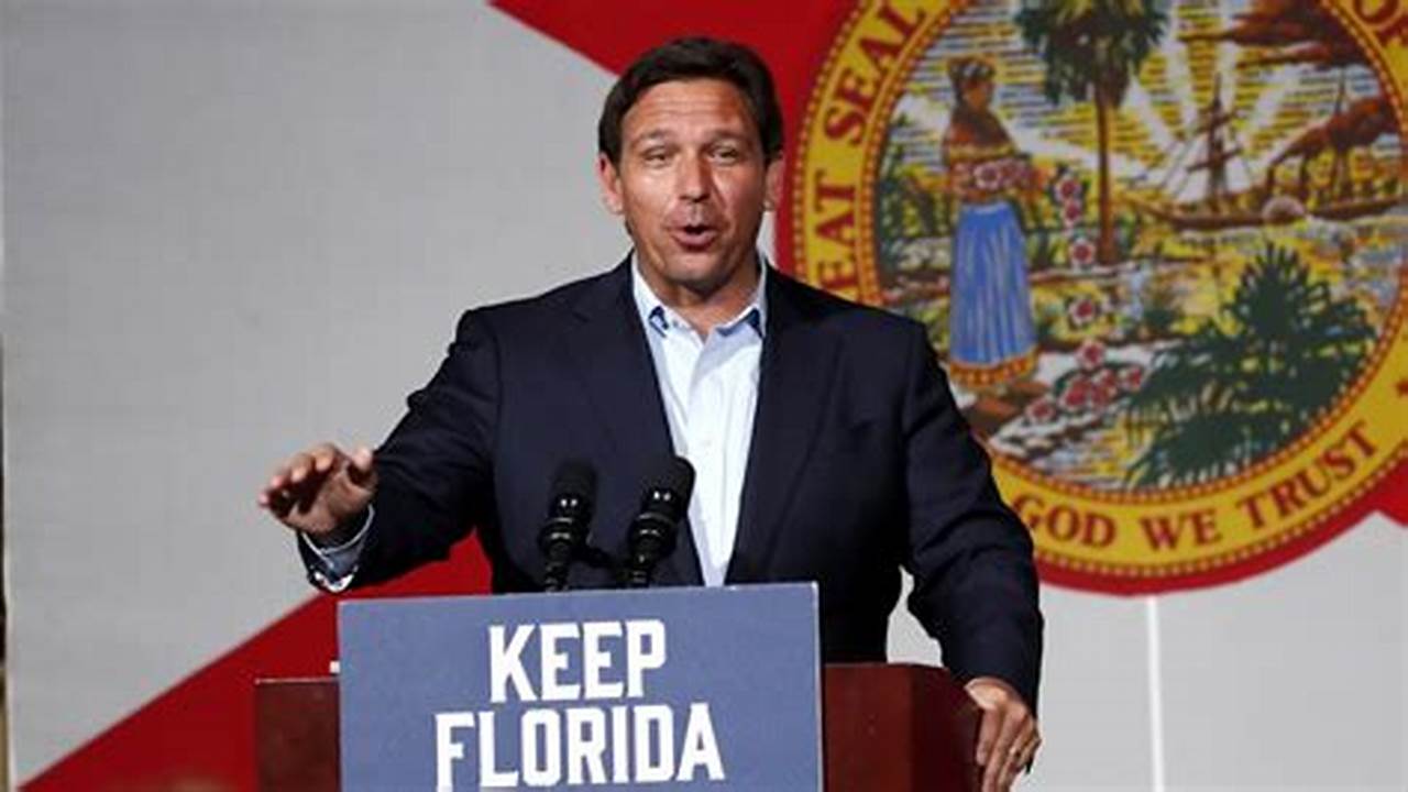 The Florida Governor Has Built A National Profile Fighting., 2024