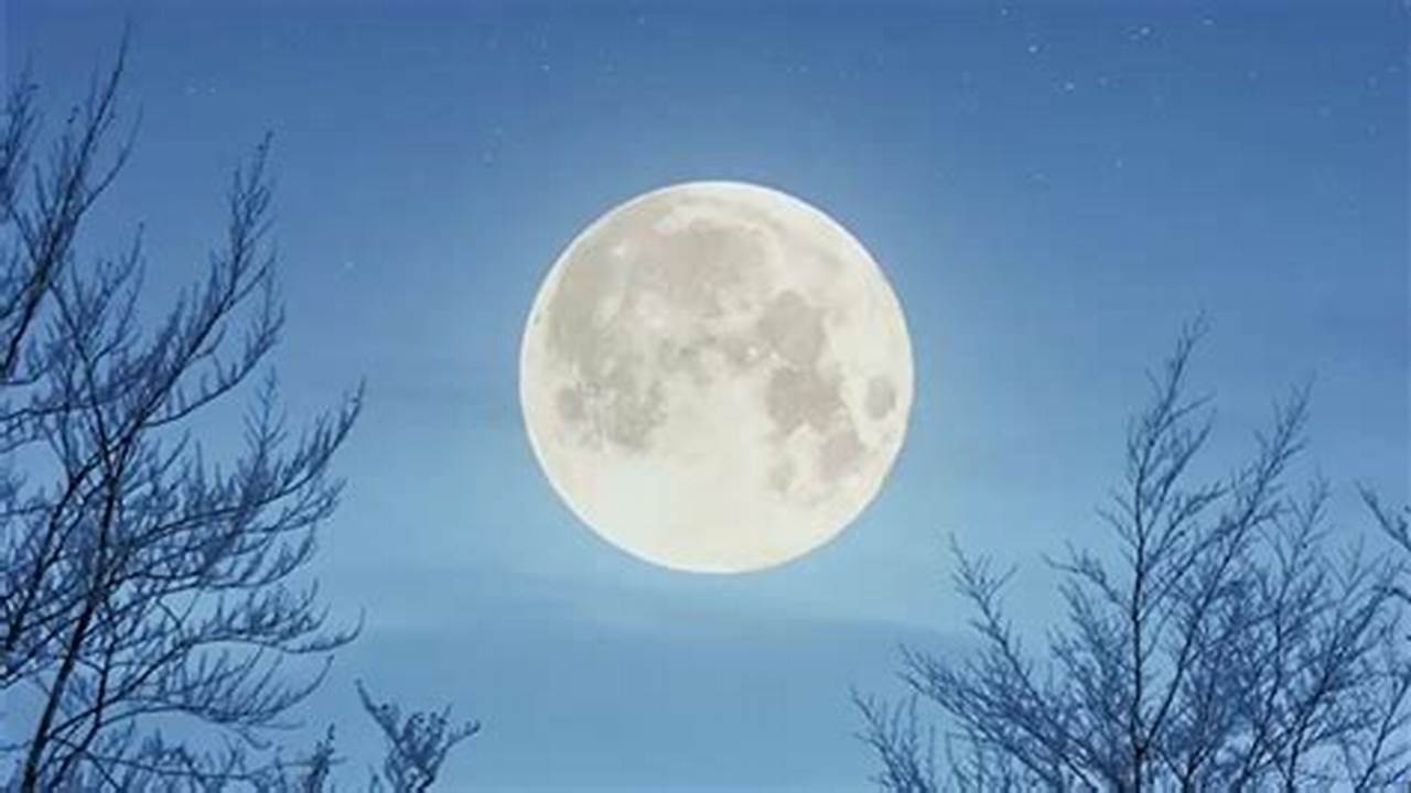 The Full Worm Moon Will Be The First Full Moon Of Spring., 2024