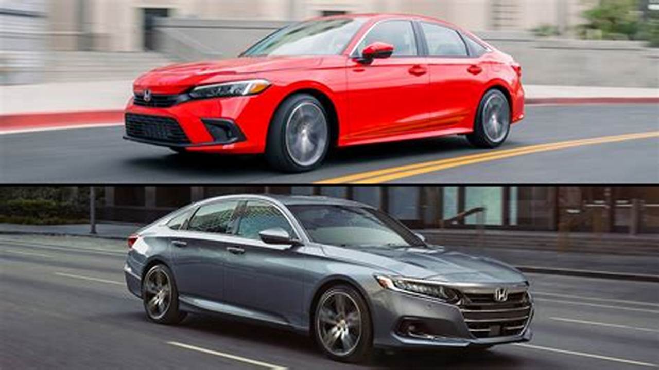 The Honda Civic Is Smaller Than The Accord, So It Should Come As No Surprise That It Costs Less., 2024