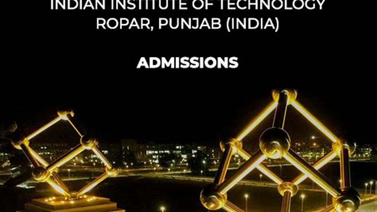 The Indian Institute Of Technology ( Iit) Ropar Is Inviting Students To Its Prestigious Iit Ropar Summer Internship 2024 Program., 2024