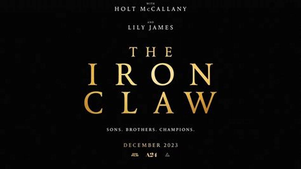 The Iron Claw Release Date 2024