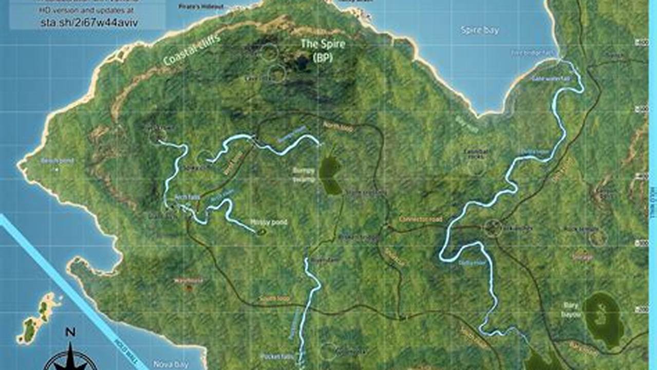 The Isle Evrima Map 2024