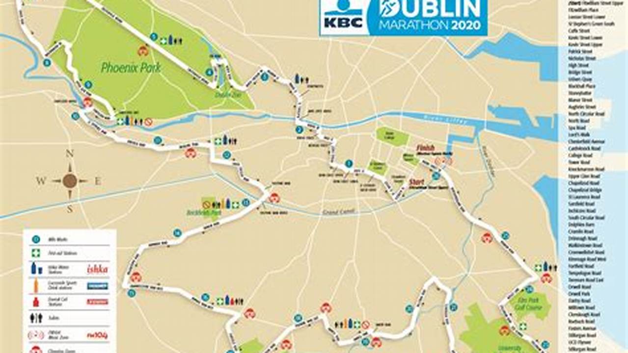 The Kbc Dublin Marathon Route Map Is Available Here Kbc_Dm19 Route Map Final., 2024