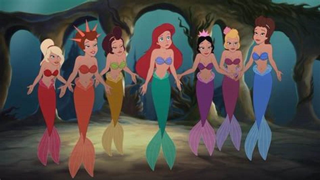 The Little Mermaid 2024 Sisters
