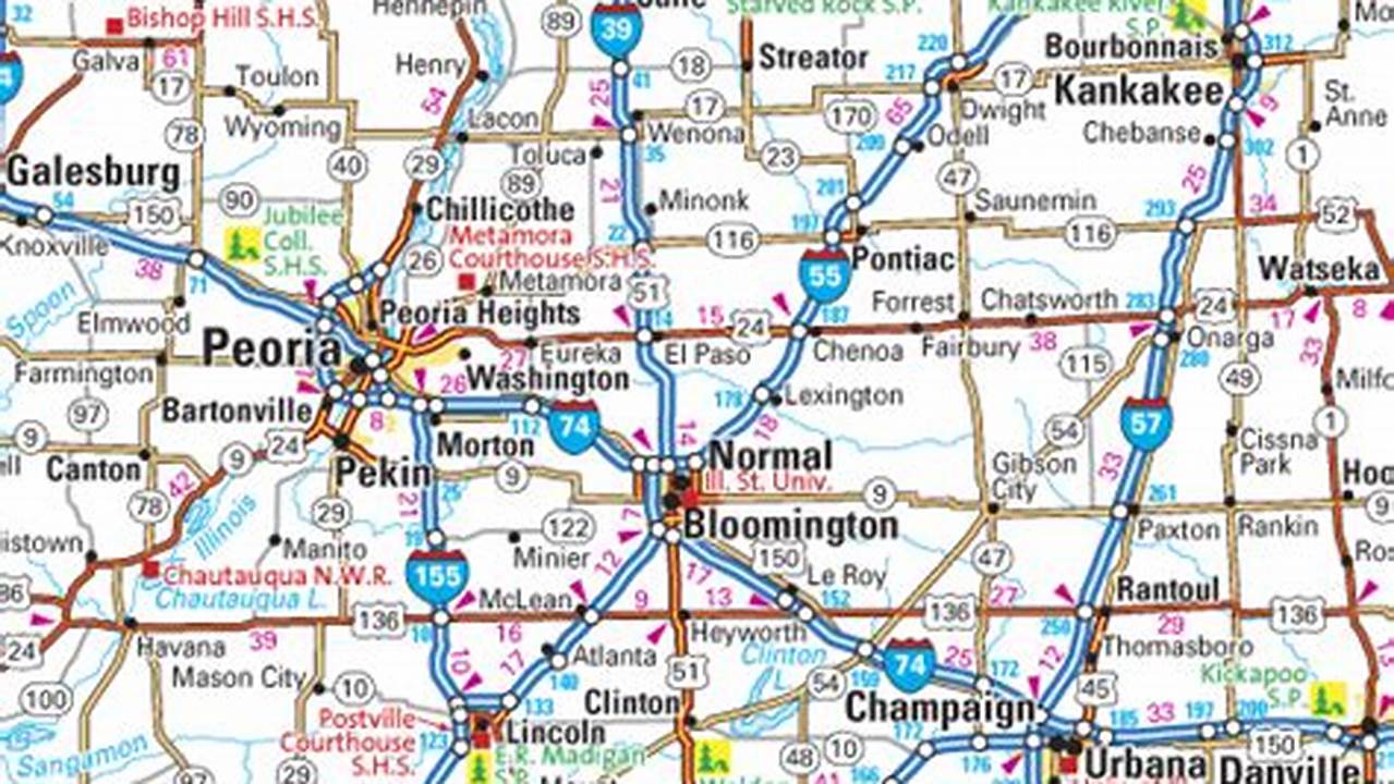 The Map Below Is An Example From The Road Atlas Covering Ohio., 2024