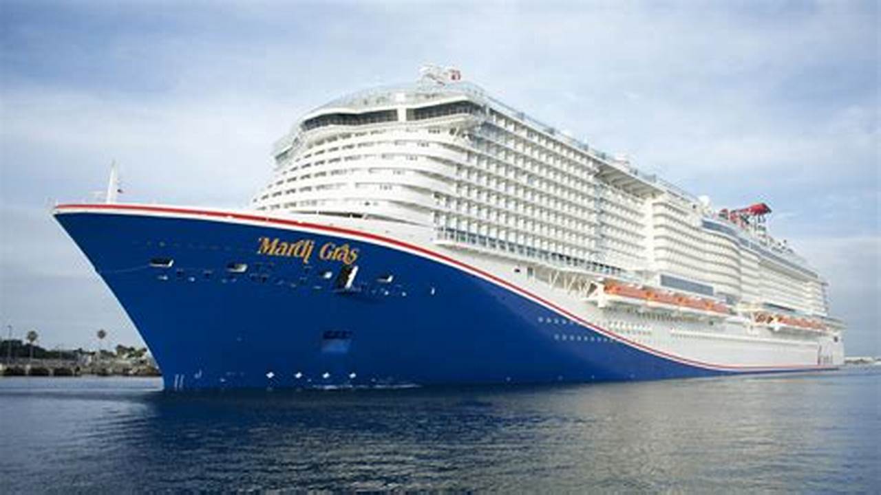 The March 30, 2024 Cruise On The Carnival Mardi Gras Departs From Port Canaveral, Florida., 2024