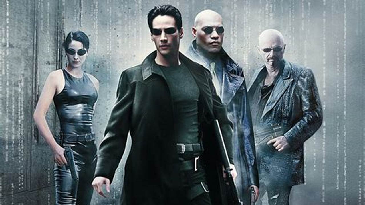 The Matrix (1999) Neo, Trinity, And Morpheus Evade Agent Smith As They Navigate The Simulated World Of The Matrix., 2024