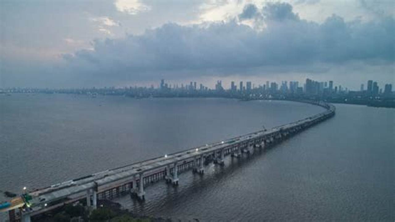 The Mumbai Trans Harbour Link (Mthl) Is A 21.8 Km Road Bridge Project That Will Connect Mumbai And Its Satellite City, Navi Mumbai., Images