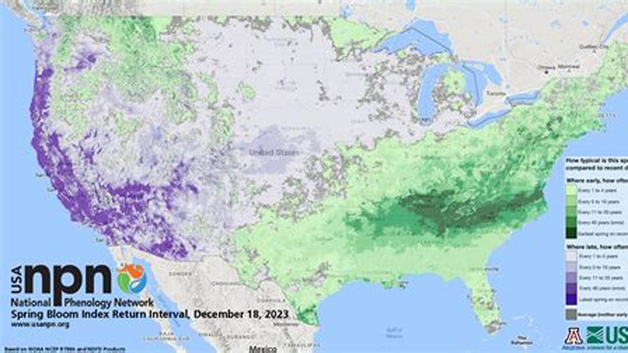 The National Phenology Network Says The Sacramento Valley In California Are Seeing The Earliest Spring On Record., 2024