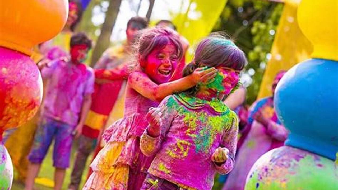 The Next Day (March 25), People Can Play Holi By Smearing Colours On Friends And Family., 2024