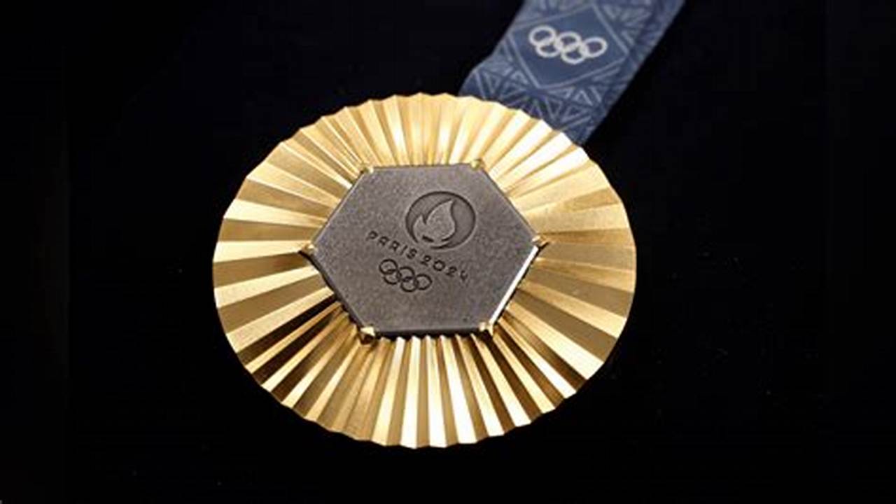 The Olympic Medals For The 2024 Paris Olympics (Image Credit, 2024