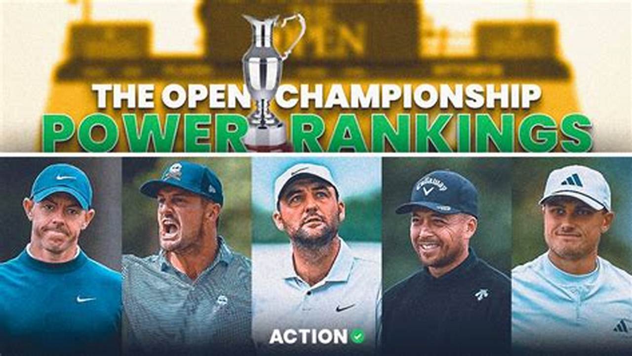 The Open Championship Power Rankings 2024