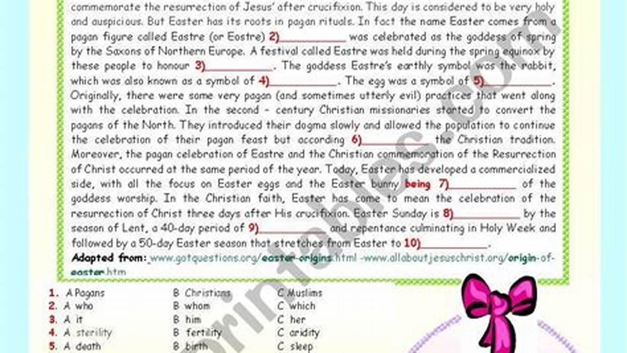 The Origin And Meaning Of The Word 'Easter'