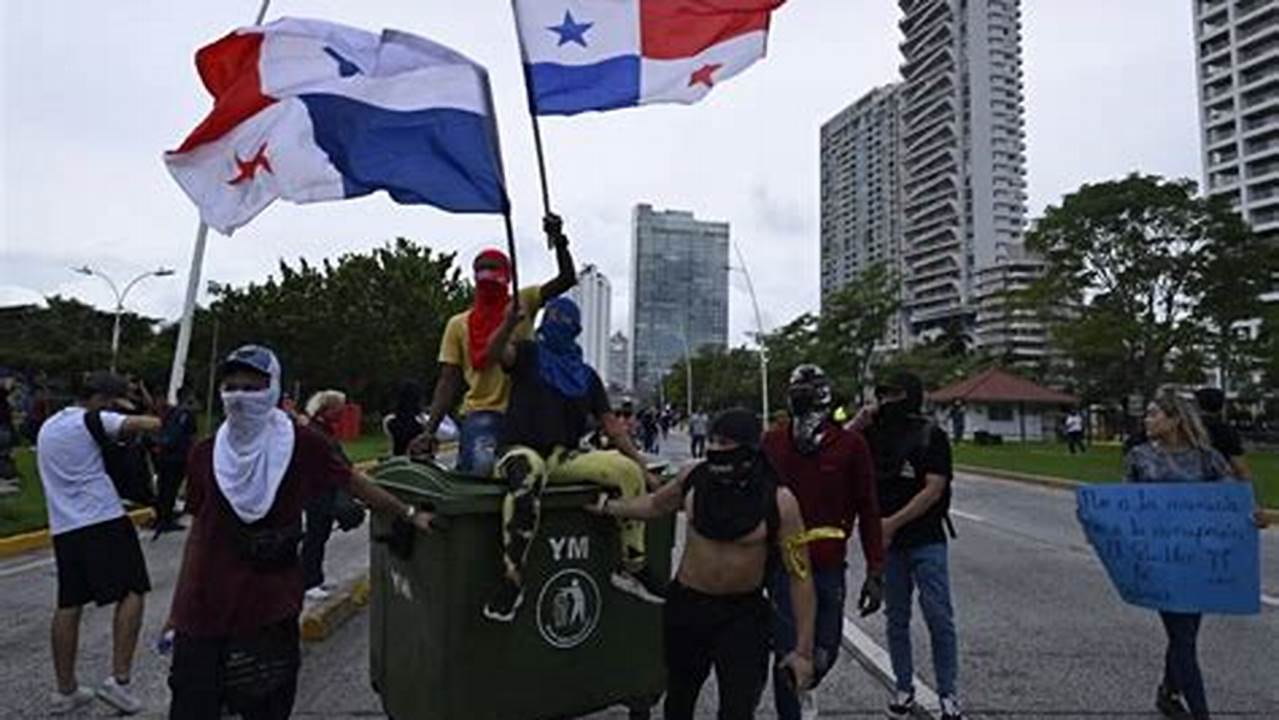 The Panama Canal, A Copper Mine At The Center Of National Protests And Environmental Issues Are Likely To Be Key Issues In This Election., 2024