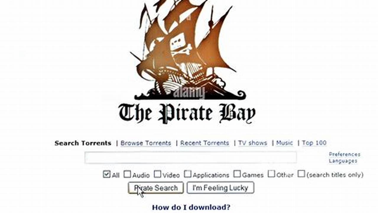The Pirate Bay Is Still One Of The Most Popular Torrent Sites On The Internet., 2024