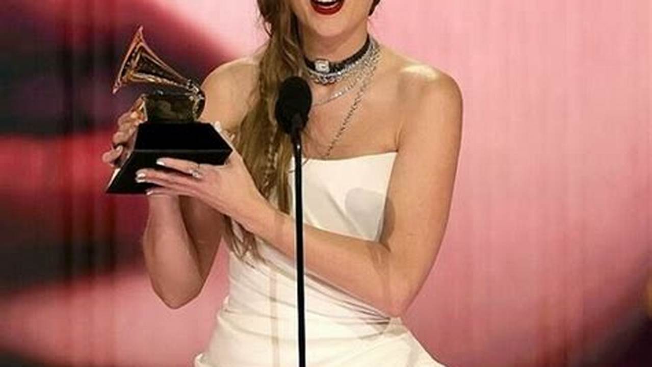 The Pop Superstar Won The Grammy For Album Of The Year For Midnights At The 2024 Grammys, Marking Her., 2024