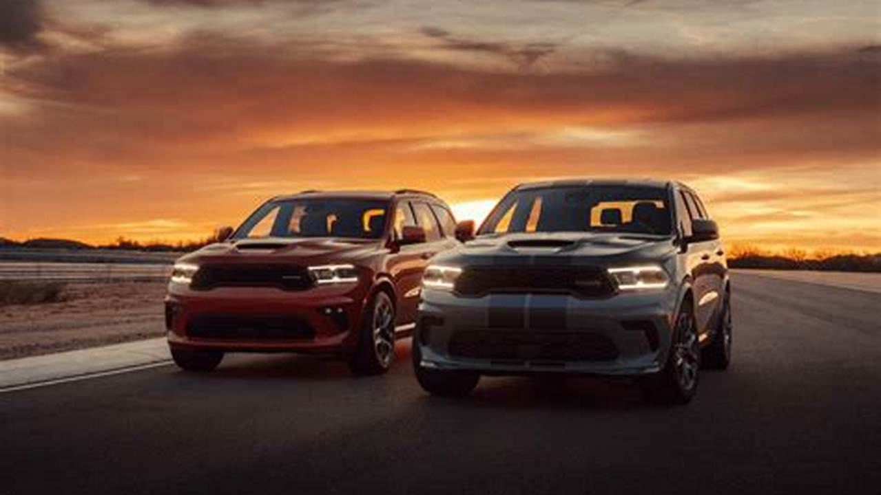 The Price Of The 2024 Dodge Durango Starts At $43,265 And Goes Up To $59,865 Depending On The Trim And Options., 2024