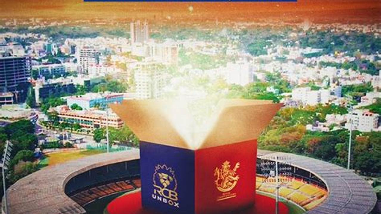 The Rcb Unbox Event Will Take Place At M Chinnaswamy Stadium, Bengaluru., 2024