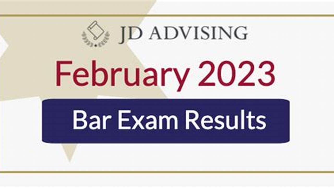 The Results Of The February 2023 Uniform Bar Examination In Tennessee Will Be Released April 13, 2023, No Later Than 2, 2024