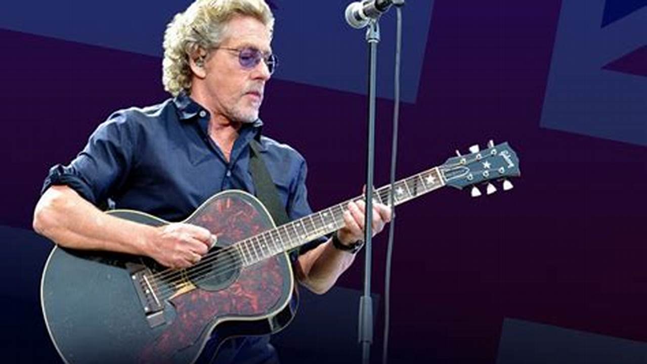 The Roger Daltrey 2024 Tour Will Start On June 12 In Vienna, Virginia At The Wolf Trap Filene Center With Support From Kt Tunstall., 2024